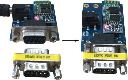 DSD TECH SH-B23A Bluetooth 2.0 to RS232 Serial Adapter with DB9 Converter