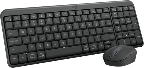 Logitech MK250 Bluetooth Wireless Mouse and Keyboard Combo: Fast & Easy Connectivity, Compact