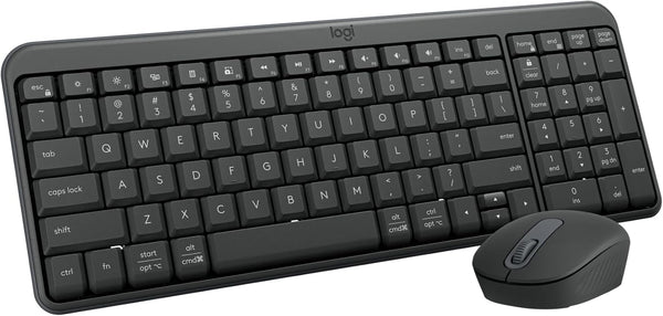 Logitech MK250 Bluetooth Wireless Mouse and Keyboard Combo: Fast & Easy Connectivity, Compact