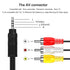 SZMXUCK 3.5mm 1/8" 3 TV,Smartphones,MP3, (5ft/1.5m) to RCA Camcorder Handycam AV Audio Video Output Cable, TRRS to RCA