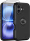 Aimoll-88 for iPhone 16 Case, with 2 Screen Protector Heavy Duty Drop Protection,