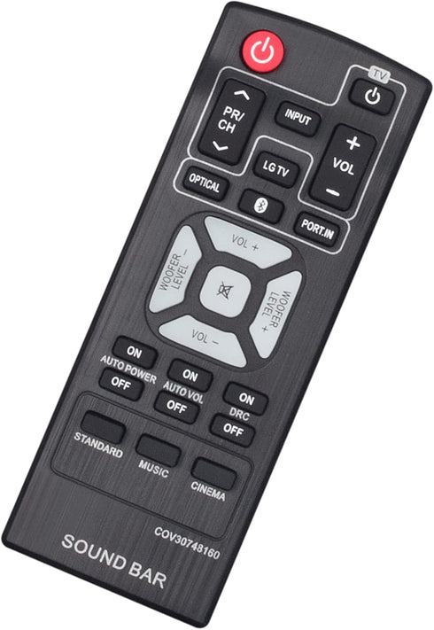 COV30748160 Replacement Soundbar Remote Control for LG Sound Bar NB2540 NB2540D