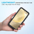 Lanhiem Galaxy S24+ Case, Rugged IP68 Waterproof & Dustproof Cover with Built-in Screen Protector, 6.7" Black/Clear.