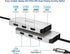 WAVLINK 4K 3 USB-C Quad Display Docking Station, Triple Monitor Laptop Dock Hub for Windows, Dual HDMI + DisplayPort +