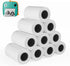 MFLABEL Kids Instant Camera Refill Print Paper, 10 Rolls White Mini Thermal Printer Paper 2.2 x 1.1 Inch for Kids HD