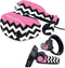 MightySkins Skin for Samsung Odyssey Plus VR - Pink Chevron | Durable Vinyl Decal Wrap Cover, Easy to Apply and Remove