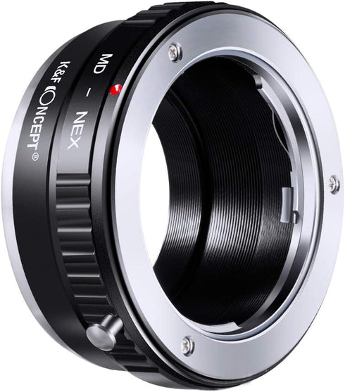a6500 a6600 a6300 a6000 a7 K&F Concept Lens Mount Adapter Compatible with Minolta MD MC Lens to NEX E-Mount Camera,fits
