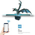 Missyou 3D Hologram Fan Projector - 5.5" Wi-Fi LED Holographic Display, 700+ Video Materials for Events