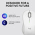 Logitech Signature M550 Wireless Mouse for Small to Medium Hands, 2-Year Battery, Silent Clicks, Bluetooth, Off White
