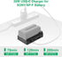 NP-F Battery Adapter Plate for NP-F 550V, 750V, 970V - Fast Charging Mount with 1/4'' Screw for Camera Rig