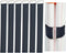 6Pcs 24" x 2" Nylon Heavy Duty Reusable Hook and Loop Cinch Straps, Adjustable Fastening Cable Straps, Black