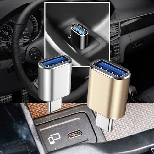 MINCHEN Type C Male to USB 3.0 Female Adapter 10 Pack, USB Female to USB C Male Converter, USB Type C Connector Charge