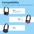 Ear Pads Replacement for Sony MDR-V150 ZX300 V300 V250 V100 V200 V400 Headphones by MMOBIEL - Protein PU Ear Pad