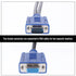 Xelsluthe 1 2 VGA Splitter Dual Monitor Cable Male to Female Adapter Converter VGA SVGA Video Y Cable Cord