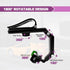 Multifunctional 360° Rotating Sun Visor Cell Phone Holder, Compatible with iPhone, Samsung, Android, Universal Rearview
