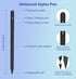 MoKo Stylus Pens for Touch Screens, Fast Charge Stylus Pen for Apple iPad/iPhone/Samsung/Lenovo Tablets, Black
