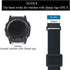 26mm Elastic Armband or Ankle Band for Compatible with Garmin Fenix 7X Sapphire Solar, Fenix 6X Pro/Sapphire, Fenix 5X/5X Plus, Fenix 3/3 HR, Elastic Armband or Ankle Band for Men and Women, Black