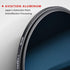 72mm ND1000 Filter, Slim 10-Stop Fixed Neutral Density ND Filter for Camera Lens