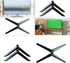 DYLCCHFS 2Pcs TV Stand Base Television Holder Bracket Spare Parts, Easy to Installation Premium Replaces Sturdy TV Legs