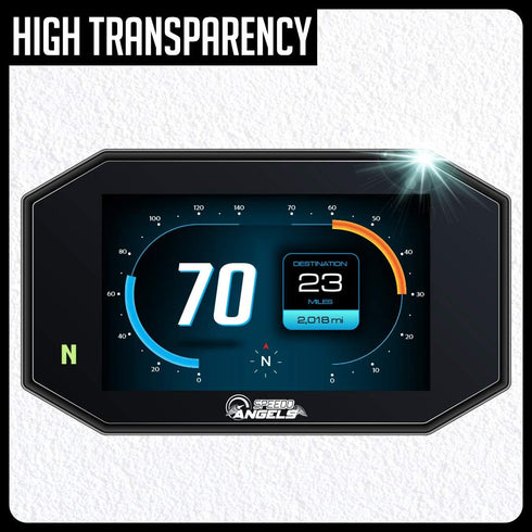 Speedo Angels Dashboard Screen Protector for TRIDENT 660 (2021-), 2 x Ultra Clear