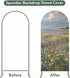 Jnbasdffb 6.6 Spring Floral Wedding Arch Cover, Stretchy Spandex Arch Backdrop Stand Covers FT, Oil Painting Pastoral