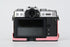 X-T30 Case, BMAOLLONGB Handmade PU Carbon Fibre Leather Half Camera Case for Fujifilm X-T30 with Hand Strap