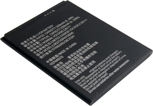 Replacement Battery for ZTE ZFIVE C LTE Z558VL Z557BL, Li3822T43P4h736040, 2250mAh