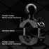 Aluminum Grab Bar Clamp Mount Base with 1.5'' Ball for Rails 1.18'' to 2'' Diameter, Compatible with RAM Mounts C Size