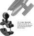 Aluminum Grab Bar Clamp Mount Base with 1.5'' Ball for Rails 1.18'' to 2'' Diameter, Compatible with RAM Mounts C Size