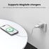 MOSWAG USB to USB C Adapter, USB C Female to USB Male for Apple MagSafe, iPhone, iPad, Galaxy Note, CarPlay