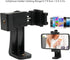 Denash 360 1/4 Inch Cell Phone Clip Holder, Rotation Cell Phone Clip Holder with Screw and Cold Shoe Port, Phone Tripod