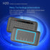 H20 Mini Wireless Keyboard with Touchpad, Backlit Handheld IR Remote Keyboard for Android TV Box, Windows PC, Raspberry