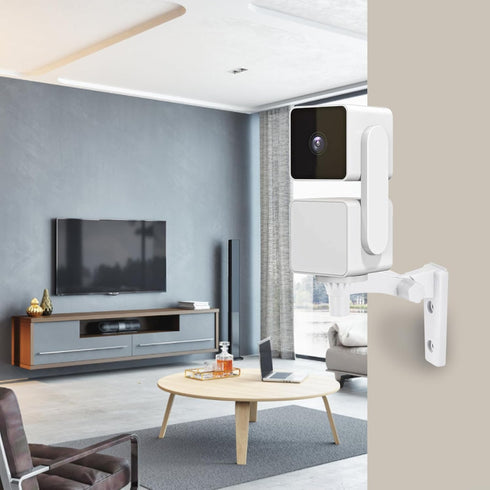 2-Pack Wall Mount for Wyze Cam Pan V3, 180 Tilt Adjustable, Easy Installation (Camera NOT Included)