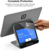 (3 magglass Screen Protector Designed for Square Register Piece) UHD Protective Tempered Glass Guard