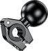 BRCOVAN Aluminum Alloy Mini Mount Base with 1'' TPU Ball for Rails Diameter 0.39'' to 0.63''