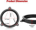 RED WOLF 6.5 Inch Rear Door Speaker Adapter with Speaker Harness for 2009-2011 Subaru Forester Outback Impreza