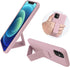 LAUDTEC Silicone Kickstand Case for iPhone 11, Flexible Soft Liquid Silicone Cover with Metal Kickstand (Pink)