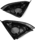 Aramox Stereo Speaker Trim, Pair Car Door Speaker Cover Trim Replacement for Corolla 2003 2006, Black