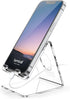 Lamicall Clear Cell Phone Stand, Transparent Phone Dock for Desk, Acrylic Office Accessories, Suitable for 4-8'' iPhone