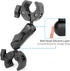 SOONSUN 360 Double Super Clamp Camera Mount, Umbrella Clamp for Chair, Desk, Stroller, Wagons, Tripod, Pole, Light