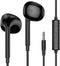 MOSWAG Wired Earbuds with Microphone, 3.5mm Jack in Ear Headphones for Smartphones, Computers, Laptops, MP3 Players