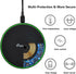 Wireless Charger for Samsung Galaxy S24 Ultra S23 S22 S21 FE, iPhone 15 Pro Max 14 Plus 13 Mini Fast Charging Pad