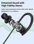 Stiive Bluetooth Headphones GreenBlack, 5.3 Wireless Sports Earbuds IPX7 Waterproof with Mic, 16 Hours Playtime