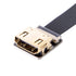 JSER CYFPV Down Angled 90 Degree HDMI Male to Female FPC Flat Cable for HDTV Multicopter Aerial Photography (0.2m)