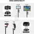 NEEWER Light Stand Mount Adapter with Cold Shoe and 1/4” Screw Mini Ball Head, Fits Flat Head Light Stand