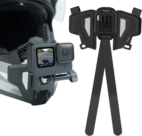Helmet Chin Mount - Quick Release Clamp Holder for GoPro Max Hero, Motorcycle, Dirt Bike, Bicycle Accessories