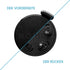 MoMag Mini Universal Mobile Phone Holder Magnet for Fabric & Textiles, Includes Metal Plate for Car and Backpack