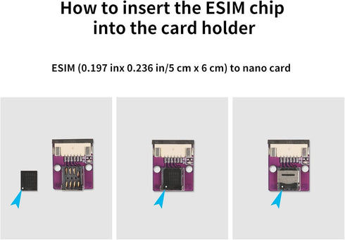 PinQiongZhe ESIM to Nano SIM Card Extension Cable ESIM Card Adapter Conversion Board ESIM Experimental Test