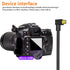 USB to micro Right Angle Camera Cable, 16ft, Super Fast and Stable 3.0 Transmission for Online Shooting