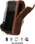 MegaGear MG1895 Genuine Leather Camera Half Case for Fujifilm X100V - Brown